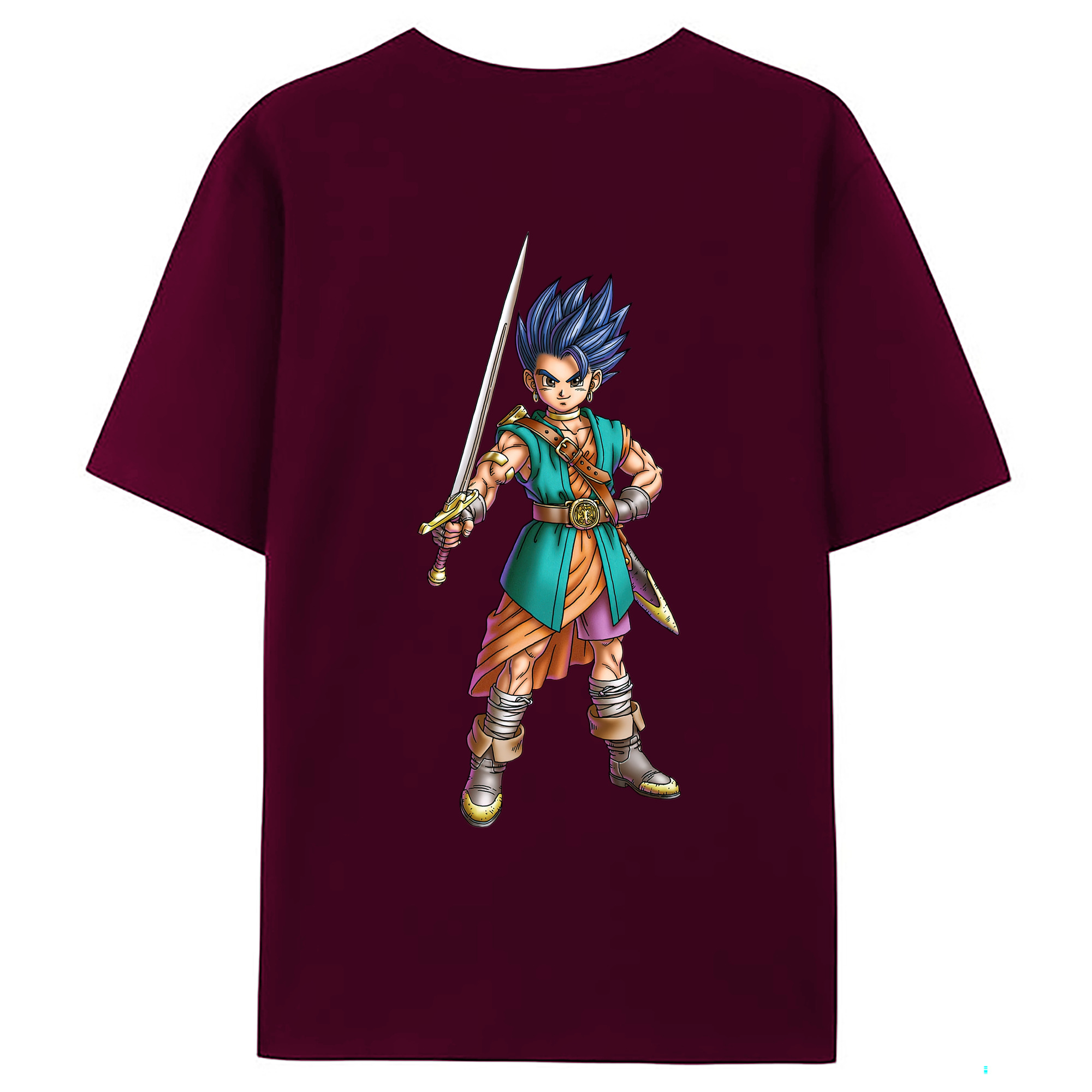 （画像用） ドラゴンクエスト Doragon Kuesuto Dragon Quest レディース半袖Tシャツ(バックプリント)